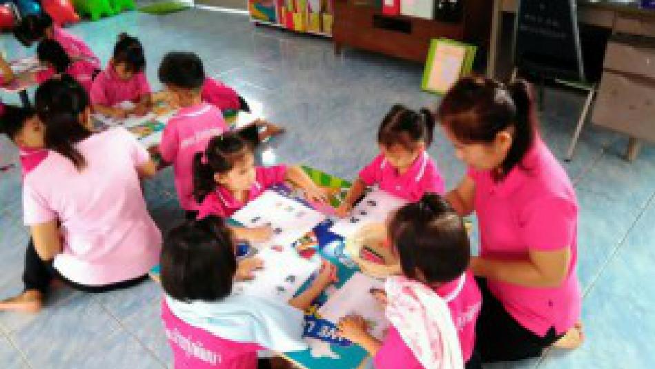 การจัดกิจกรรมการเรียนการสอนของศูนย์พัฒนาเด็กเล็ก(จำนวน 11 ภาพ)